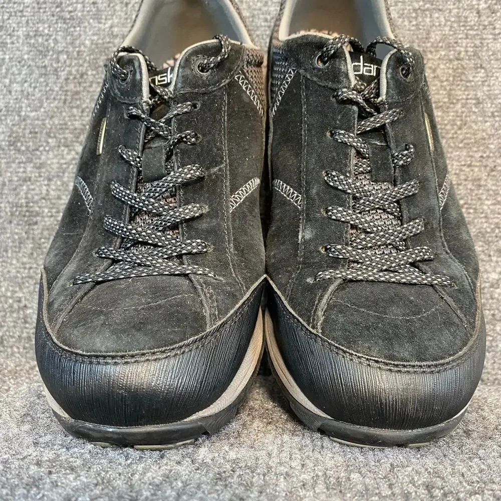 Dansko Women's Paisley Black Suede Waterproof Sneakers Comfort 40 Wide US 9.5-10
